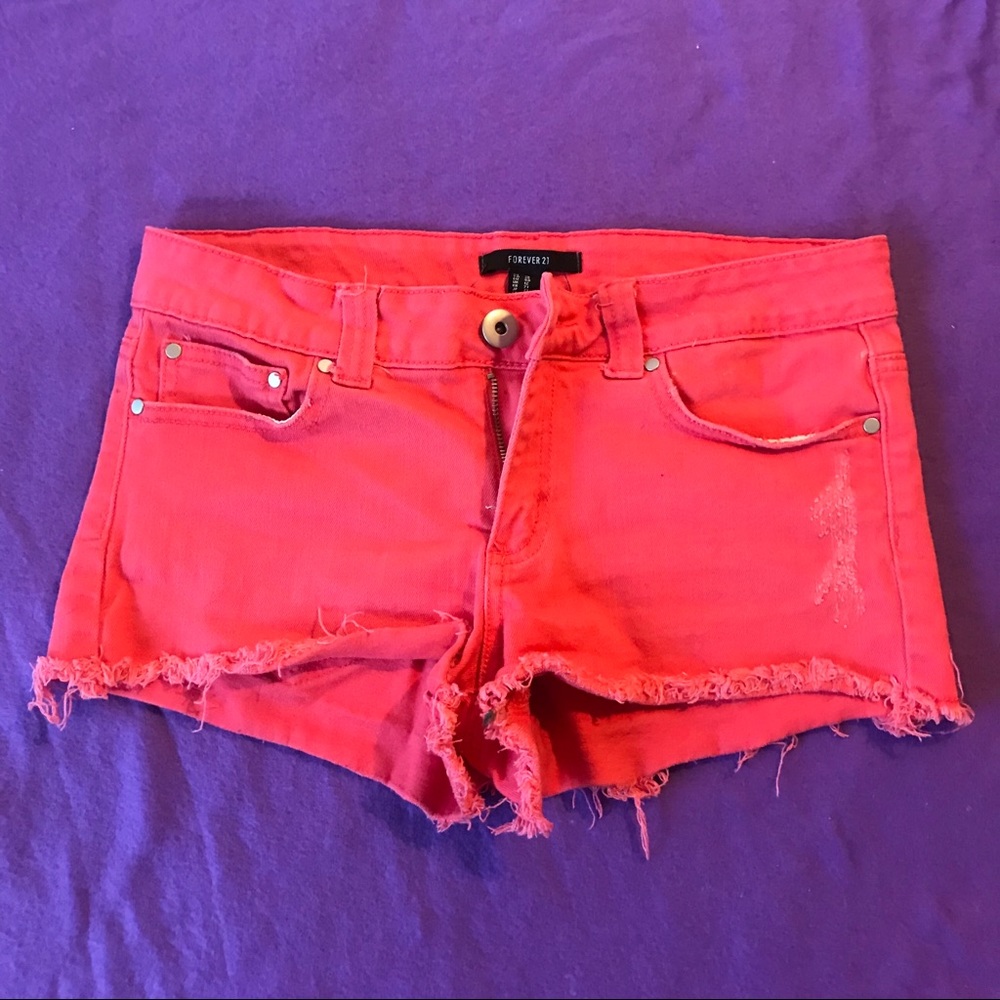 (SOLD on another site) Pink Cutoff Shorts